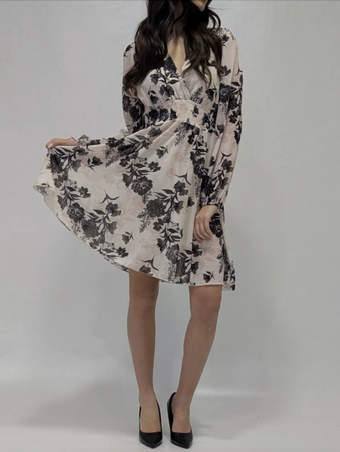 Dress Chiffon Flower